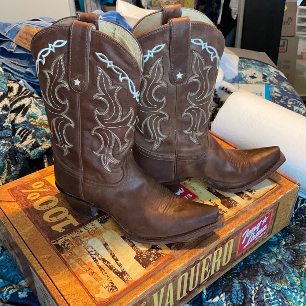 Tony Lama Boots, Honey Saguaro